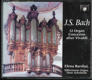 Bach J S - 12 Organ Concertos After Vivaldi i gruppen CD / Klassisk hos Bengans Skivbutik AB (5588555)