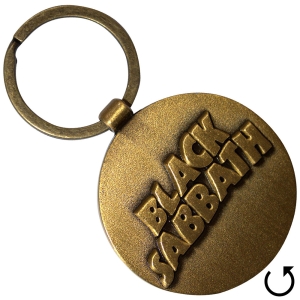 Black Sabbath - 3D Wavy Logo Double-Sided Keychain i gruppen MERCHANDISE / Merch / Metal hos Bengans Skivbutik AB (5589216)