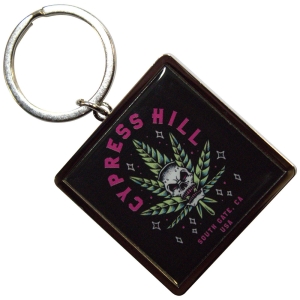 Cypress Hill - Leaf Skull Keychain i gruppen MERCHANDISE / Merch / Hip Hop-Rap hos Bengans Skivbutik AB (5589220)