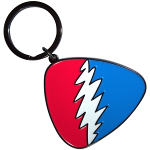 Grateful Dead - Red/Blue Plectrum Keychain i gruppen MERCHANDISE / Merch / Pop-Rock hos Bengans Skivbutik AB (5589224)