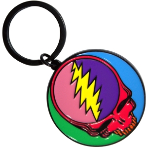 Grateful Dead - Multicoloured Steal Your Face Keychain i gruppen MERCHANDISE / Merch / Pop-Rock hos Bengans Skivbutik AB (5589231)