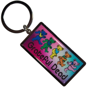 Grateful Dead - Dancing Bears Keychain i gruppen MERCHANDISE / Merch / Pop-Rock hos Bengans Skivbutik AB (5589233)