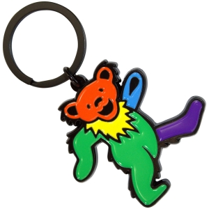 Grateful Dead - Green Body Dancing Bear Keychain i gruppen MERCHANDISE / Merch / Pop-Rock hos Bengans Skivbutik AB (5589246)