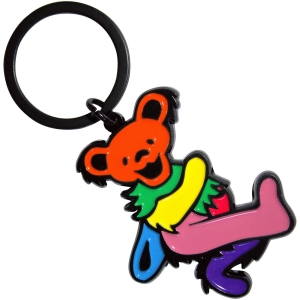 Grateful Dead - Pink Body Dancing Bear Keychain i gruppen MERCHANDISE / Merch / Pop-Rock hos Bengans Skivbutik AB (5589248)