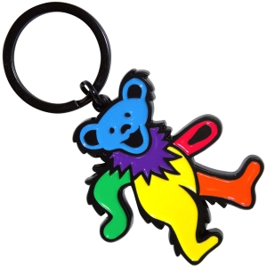 Grateful Dead - Yellow Body Dancing Bear Keychain i gruppen MERCHANDISE / Merch / Pop-Rock hos Bengans Skivbutik AB (5589250)