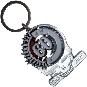 Grateful Dead - 60Th Anniversary Skull Keychain i gruppen MERCHANDISE / Merch / Pop-Rock hos Bengans Skivbutik AB (5589251)