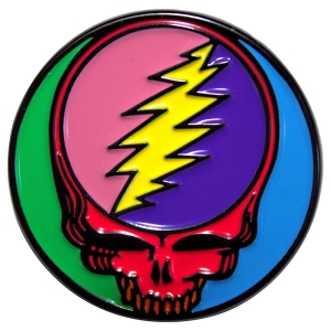 Grateful Dead - Multicoloured Steal Your Face Pin Badge i gruppen MERCHANDISE / Merch / Pop-Rock hos Bengans Skivbutik AB (5589253)