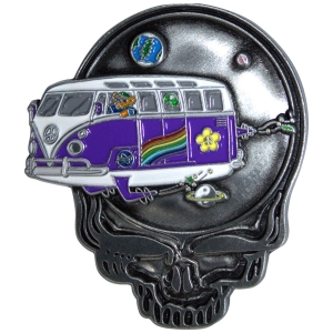 Grateful Dead - Space Your Face Bus Pin Badge i gruppen MERCHANDISE / Merch / Pop-Rock hos Bengans Skivbutik AB (5589254)