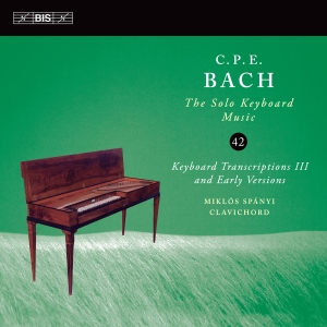 Bach Cpe - Solo Keyboard Music, Vol. 42 i gruppen CD / Kommende / Klassisk hos Bengans Skivbutik AB (5589824)