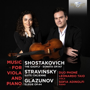 Duo Phone - Russian Music For Viola & Piano i gruppen CD / Kommende / Klassisk hos Bengans Skivbutik AB (5589850)