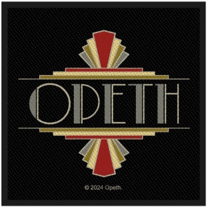 Opeth - Art Deco Logo Standard Patch i gruppen MERCHANDISE / Merch / Metal hos Bengans Skivbutik AB (5590308)