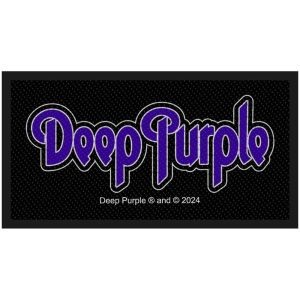 Deep Purple - Logo Standard Patch i gruppen MERCHANDISE / Merch / Metal hos Bengans Skivbutik AB (5590310)
