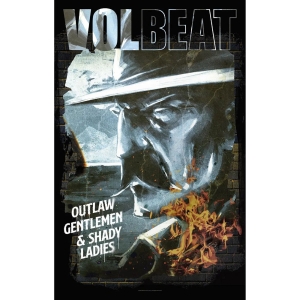 Volbeat - Outlaw Gentlemen Textile Poster i gruppen MERCHANDISE / Merch / Metal hos Bengans Skivbutik AB (5590313)