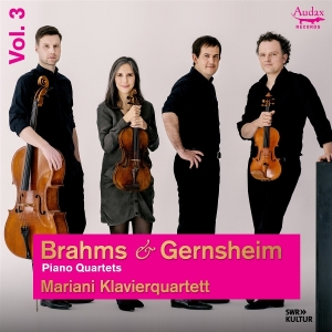 Mariani Klavierquartett - Brahms & Gernsheim Piano Quartets Vol. 3 i gruppen CD hos Bengans Skivbutik AB (5590334)