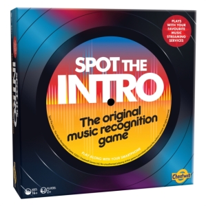 Board Game - Spot The Intro - Music Recognition Game i gruppen MERCHANDISE / Selskapsspill / Pop-Rock hos Bengans Skivbutik AB (5590410)