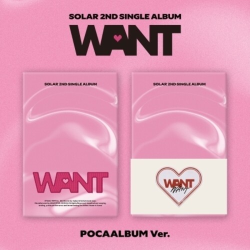 Solar - Want (Pockaalbum Ver.) i gruppen Annet / hos Bengans Skivbutik AB (5590615)