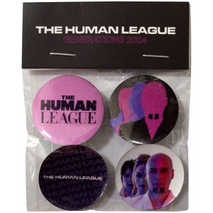 Human League - Generations Tour 24 Pin Badge Set i gruppen MERCHANDISE / Merch / Pop-Rock hos Bengans Skivbutik AB (5592254)