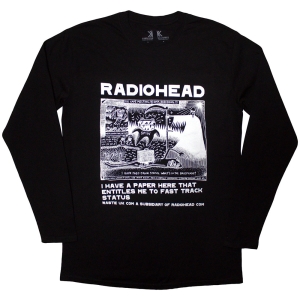 Radiohead - Ice Caps Uni Bl Longsleeve  (S) i gruppen Annet /  hos Bengans Skivbutik AB (5593045)