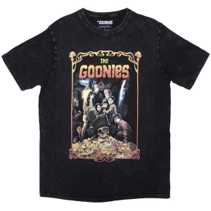 Goonies Movie - Movie Poster Stone Wash Uni Bl T-Shirt i gruppen MERCHANDISE / T-shirt / Film-Musikkkal hos Bengans Skivbutik AB (5593177r)