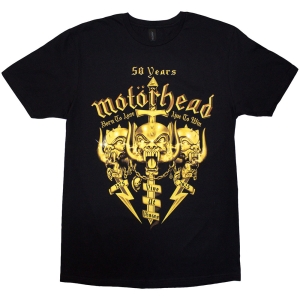 Motorhead - 50 Years Swords & Warpig Uni Bl T-Shirt i gruppen MERCHANDISE / T-shirt / Metal hos Bengans Skivbutik AB (5593180r)