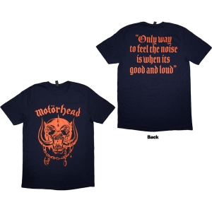 Motorhead - Good & Loud Uni Navy T-Shirt i gruppen MERCHANDISE / T-shirt / Metal hos Bengans Skivbutik AB (5593190r)