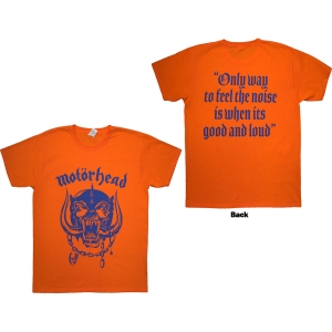 Motorhead - Good & Loud Uni Orange T-Shirt i gruppen MERCHANDISE / T-shirt / Metal hos Bengans Skivbutik AB (5593191r)