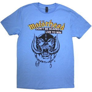 Motorhead - Live To Win Uni Blue T-Shirt i gruppen MERCHANDISE / T-shirt / Metal hos Bengans Skivbutik AB (5593193r)