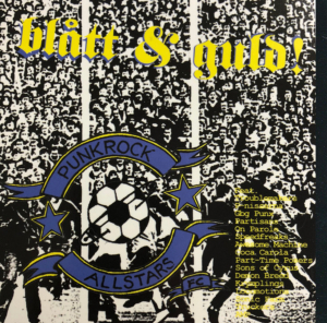 Punkrock Allstars FC - Blått & Guld (CD Single) i gruppen Musikk / CD-Singel / Pop-Rock hos Bengans Skivbutik AB (5594014)