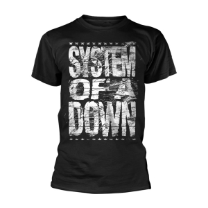 System Of A Down - T/S Distressed Logo (Xl) i gruppen MERCHANDISE / T-shirt / Heavy Metal hos Bengans Skivbutik AB (5594124)