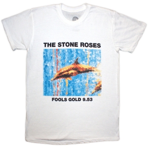Stone Roses - Fools Gold Uni Wht T-Shirt i gruppen MERCHANDISE / T-shirt / Kommende / Pop-Rock hos Bengans Skivbutik AB (5626790r)