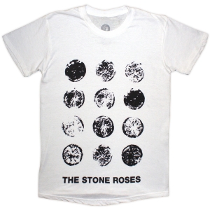 Stone Roses - Lemons Grid Uni Wht T-Shirt i gruppen MERCHANDISE / T-shirt / Kommende / Pop-Rock hos Bengans Skivbutik AB (5626791r)