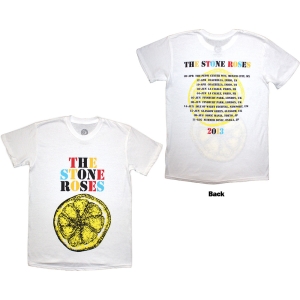 Stone Roses - Tour 2013 Uni Wht T-Shirt i gruppen MERCH hos Bengans Skivbutik AB (5626792r)