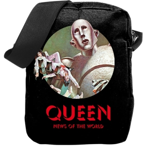 Queen - News Of The World Crossbody Bag i gruppen MERCHANDISE / Merch / Nyheter / Pop-Rock hos Bengans Skivbutik AB (5626957)