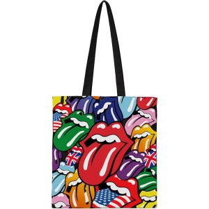 Rolling Stones  - Tongues Tote Bag i gruppen MERCHANDISE / Merch / Nyheter / Pop-Rock hos Bengans Skivbutik AB (5627104)