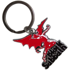 Black Sabbath - Logo & Daemon Keychain i gruppen MERCHANDISE / Merch / Metal hos Bengans Skivbutik AB (5628571)