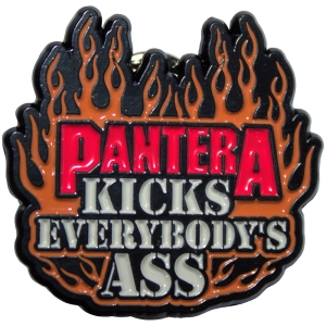 Pantera - Kicks Pin Badge i gruppen MERCHANDISE / Merch / Metal hos Bengans Skivbutik AB (5628593)