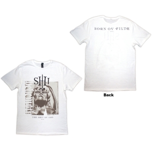 Behemoth - The Shit Ov God Sepia Parchment Uni Wht T-Shirt i gruppen MERCHANDISE / T-shirt / Nyheter / Metal hos Bengans Skivbutik AB (5628723r)
