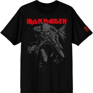 Iron Maiden - 50 Trooper Crop Grey Uni Bl T-Shirt i gruppen MERCHANDISE / T-shirt / Nyheter / Metal hos Bengans Skivbutik AB (5628736r)