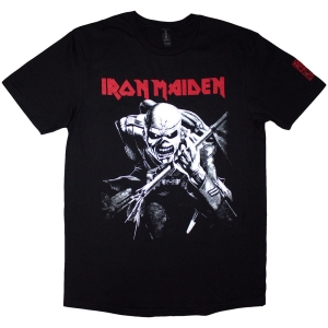 Iron Maiden - 50 Trooper Charge White Uni Bl T-Shirt i gruppen MERCHANDISE / T-shirt / Nyheter / Metal hos Bengans Skivbutik AB (5628738r)