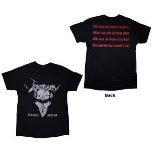 Venom - Black Metal Uni Bl T-Shirt i gruppen MERCHANDISE / T-shirt / Metal hos Bengans Skivbutik AB (5628742r)