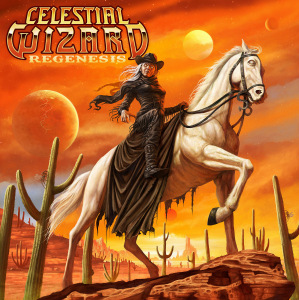 Celestial Wizard - Regenesis (Orange Marbled Vinyl LP) i gruppen VI TIPSER / Fredagsutgivelser / 2025-07-11 hos Bengans Skivbutik AB (5629129)