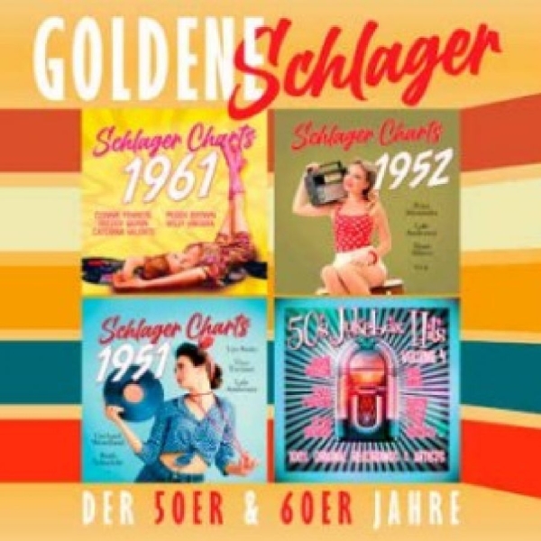 Various Artists - Goldene Schlager Der 50Er & 60 i gruppen VINYL / Toppselgere hos Bengans Skivbutik AB (5630028)