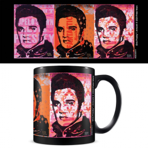 Elvis Presley - Pop Panels Black Pod Mug i gruppen MERCHANDISE / Merch / Pop-Rock hos Bengans Skivbutik AB (5630228)