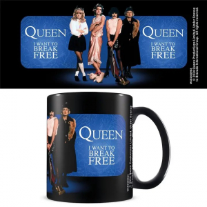 Queen - I Want To Break Free Black Pod Mug i gruppen MERCHANDISE / Merch / Pop-Rock hos Bengans Skivbutik AB (5630231)