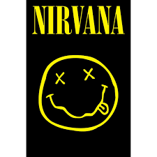 Nirvana - Smiley  91,5 X 61 Cm i gruppen MERCHANDISE / Poster /  hos Bengans Skivbutik AB (5630242)