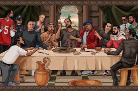 Various - The Last Supper Of Hip Hop Maxi Poster i gruppen MERCHANDISE / Merch / Hip Hop-Rap hos Bengans Skivbutik AB (5630270)