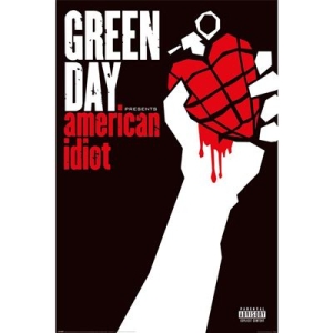 Green Day - American Idiot Album  91,5 X 61 Cm i gruppen MERCHANDISE / Merch / Pop-Rock hos Bengans Skivbutik AB (5630271)