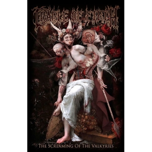 Cradle Of Filth - Screaming Of The Valkyries Textile Poster i gruppen MERCHANDISE / Merch / Metal hos Bengans Skivbutik AB (5630415)