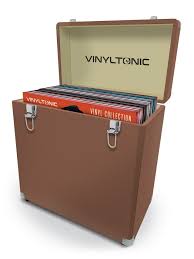 Vinyl Tonic - Pu Leather Lp Case Brown (With Vt04a) i gruppen VinylTilbehør hos Bengans Skivbutik AB (5630544)