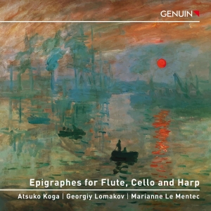 Atsuko Koga Georgiy Lomakov Maria - Epigraphes For Flute, Cello And Har i gruppen CD / Kommende / Klassisk hos Bengans Skivbutik AB (5630830)